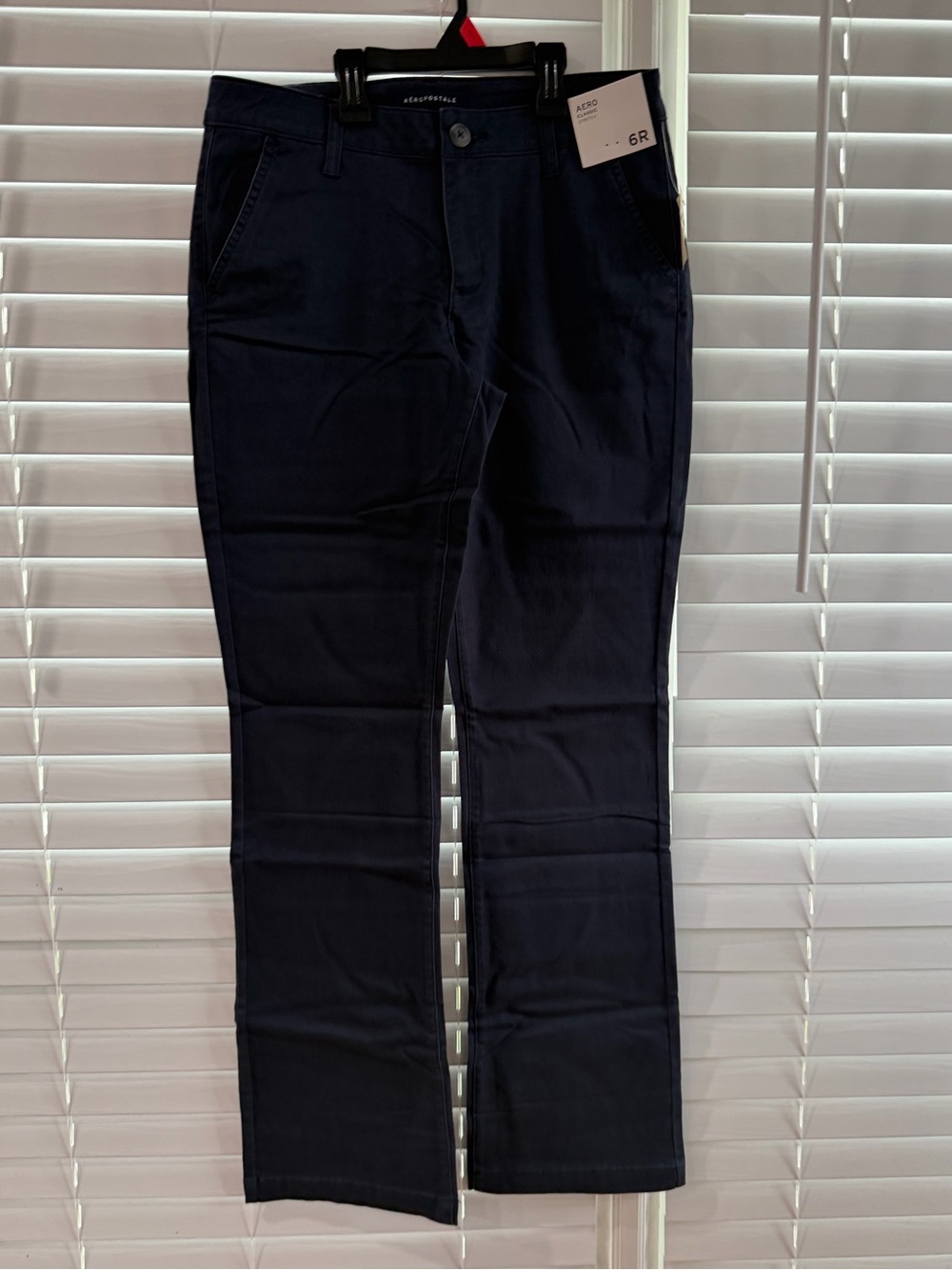 Aeropostale Women’s Navy Pants Size 6 Regular School Uniform Brand New 💙